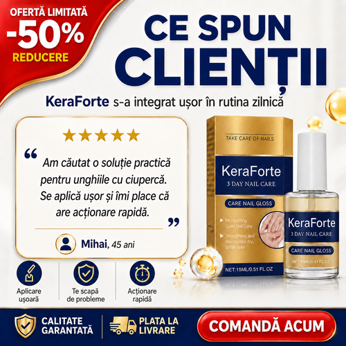 KeraForte - ulei pentru tratarea unghiilor cu ciuperca sau incarnate