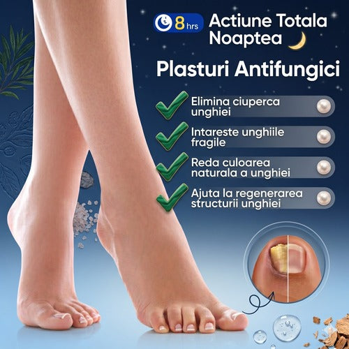 Plasturi anti-fungici pentru regenerarea unghiilor